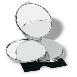 Make-up spiegel met foto graveren